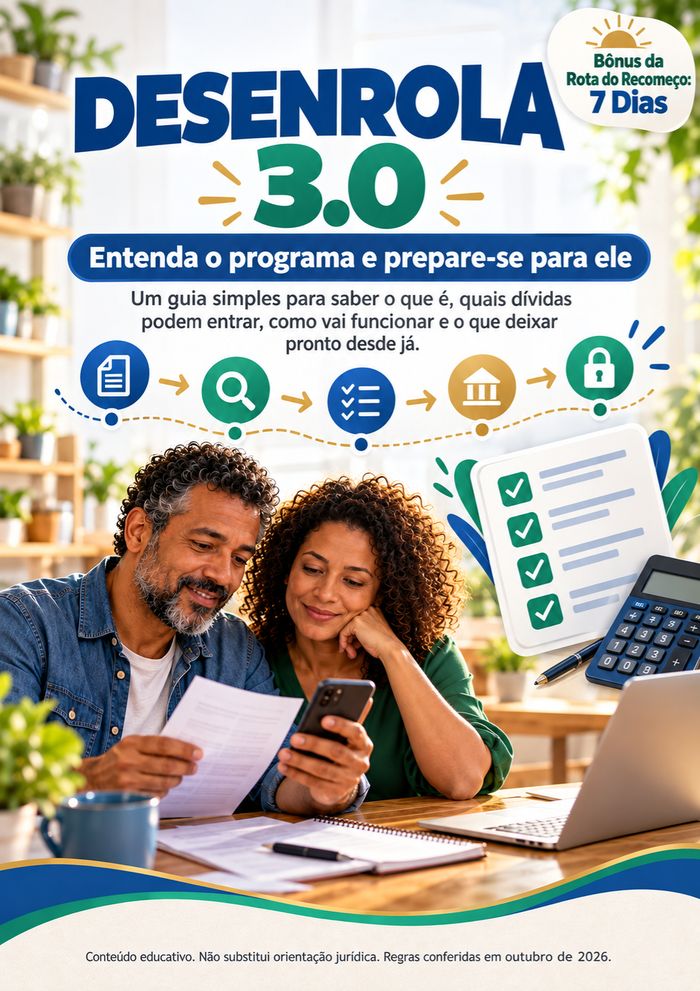 Capa do bônus Desenrola 3.0