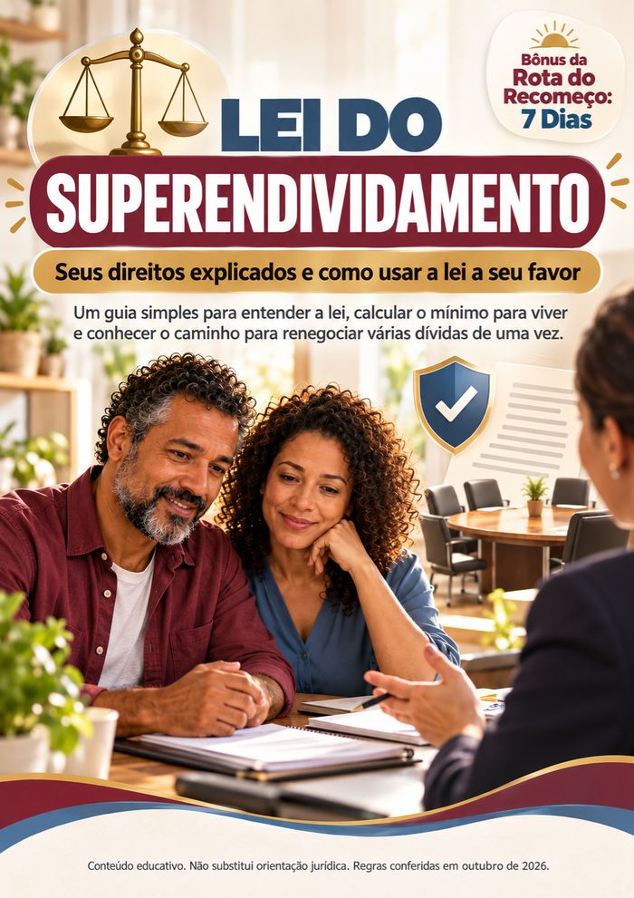 Capa do bônus Lei do Superendividamento