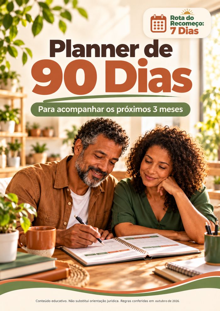 Capa do bônus Planner de 90 Dias